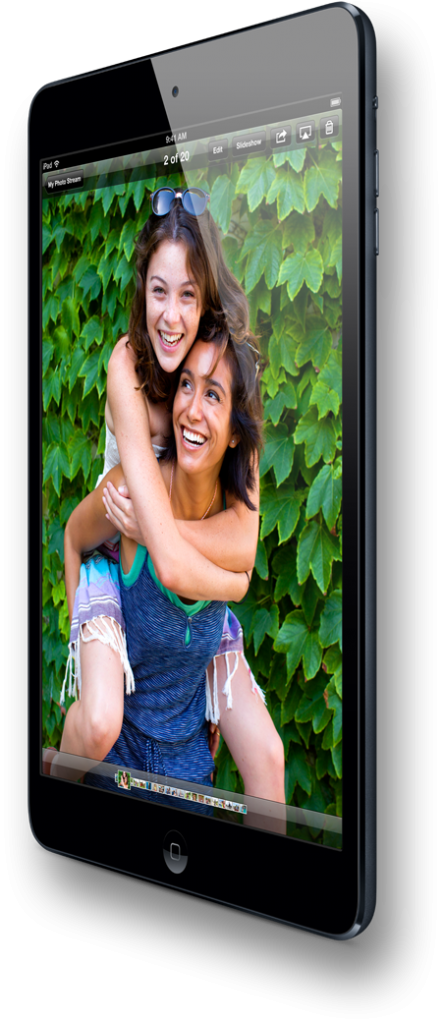 iPad mini black - Photo app